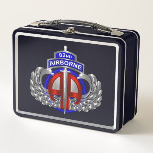 82nd Airborne Division Metal Lunch Box