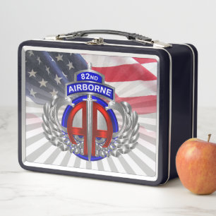 82nd Airborne Division  Metal Lunch Box