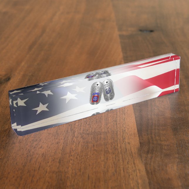 82nd Airborne Division  Nameplate (Side)