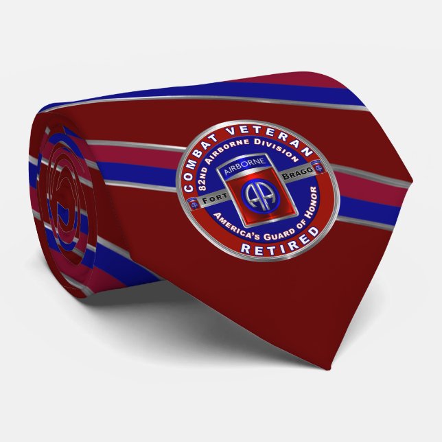 82nd Airborne Division  Neck Tie (Rolled)