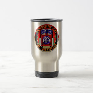 82nd Airborne Division OEF OIF Veteran Travel Mug