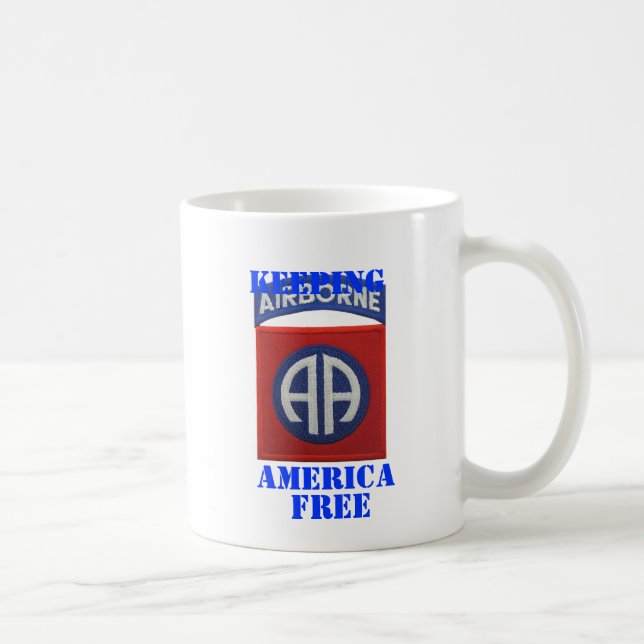 82nd airborne division patch war veterans Mug (Right)
