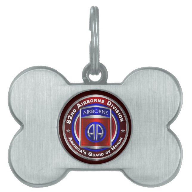 82nd Airborne Division  Pet ID Tag (Front)
