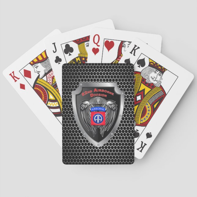 82nd Airborne Division  Playing Cards (Back)