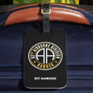 82nd Airborne Division "Ranger" Status Custom Luggage Tag