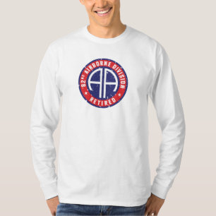 82nd Airborne Division "Retired" Custom Long T-Shirt