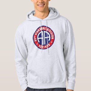 82nd Airborne Division "Retired" Distressed Hoodie