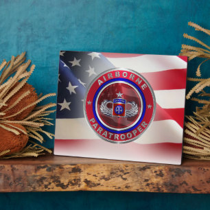 82nd Airborne Division Senior Paratrooper Plaque