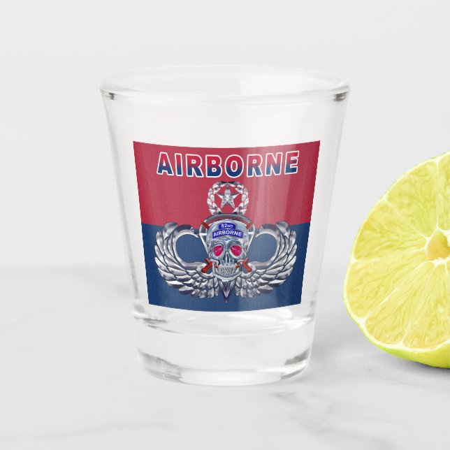 82nd Airborne Division Shot Glass (Front)