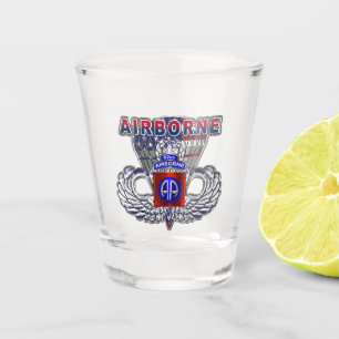 82nd Airborne Division Shot Glass