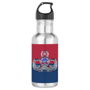 82nd Airborne Division “Silver Skull” Div Colors 532 Ml Water Bottle