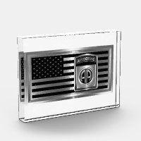 82nd Airborne Division Steel Flag with Patch