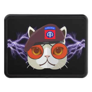 82nd Airborne Division “Too Cool Cat” Hitch Cover