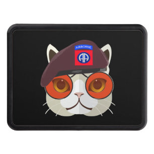 82nd Airborne Division “Too Cool Cat” Hitch Cover