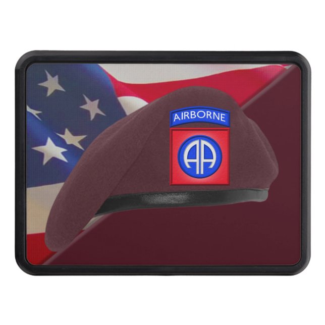 82nd Airborne Division Trailer Hitch Cover (Front)