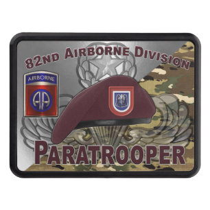 82nd Airborne Division Trailer Hitch Cover