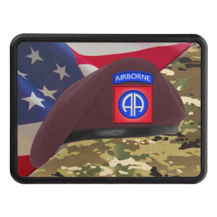 82nd Airborne Division Trailer Hitch Cover