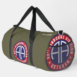 82nd Airborne Division "Veteran" Fatigue Green Duffle Bag