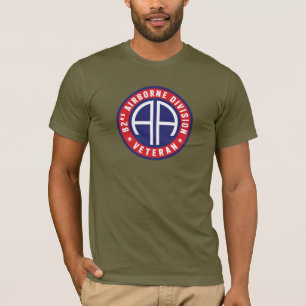 82nd Airborne Division "Veteran" Fatigue Green T-Shirt