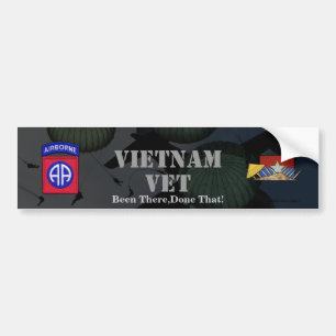 82nd airborne division vietnam nam bumper sticker
