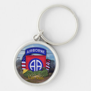 82nd airborne division vietnam veterans vets Keych Keychain