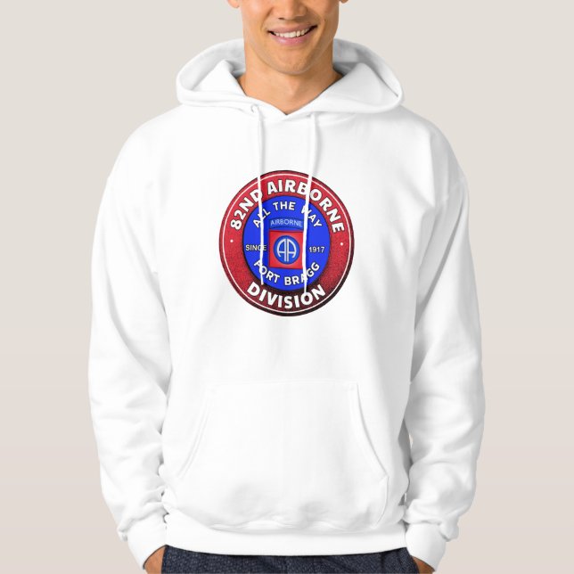82nd Airborne Division Vintage “All American” Hoodie (Front)
