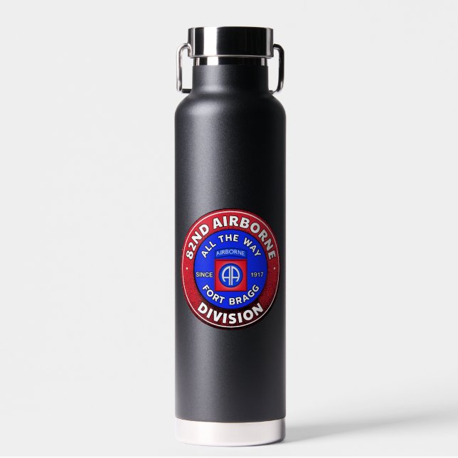 82nd Airborne Division  Water Bottle (Front)