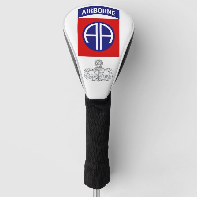 82nd Airborne Golf Head Cover (Front)