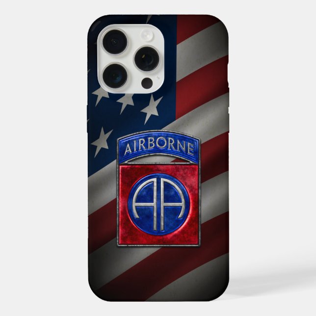 82nd Airborne iPhone Case (Back)