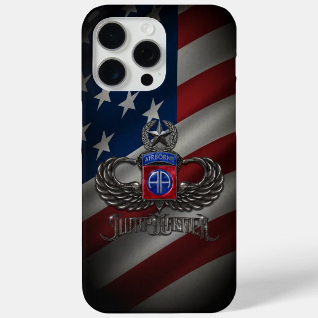82nd Airborne Jumpmaster Case-Mate iPhone Case (Back)