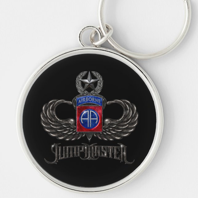 82nd Airborne Jumpmaster Keychain (Front)