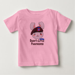 “82nd Airborne Little Paratrooper Bunny” Baby T-Shirt