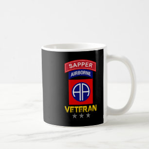 82nd Airborne Shirt - 82nd Airborne Sapper Veteran Coffee Mug