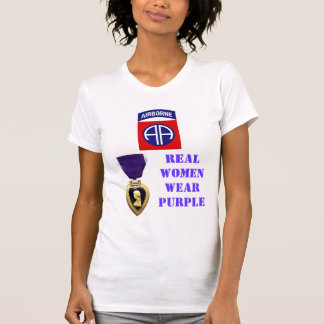 82nd AIRBORNE WOMEN WEAR PURPLE T-Shirt