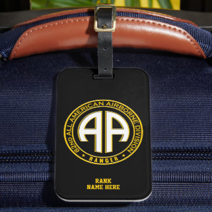 82nd All American Airborne - Ranger Status Luggage Tag