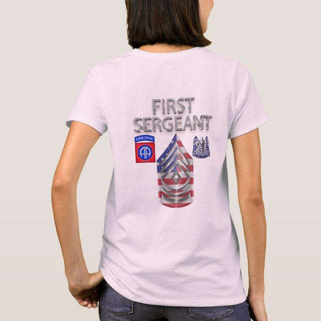 82nd Division Brigade First Sergeant T-Shirt (Back)