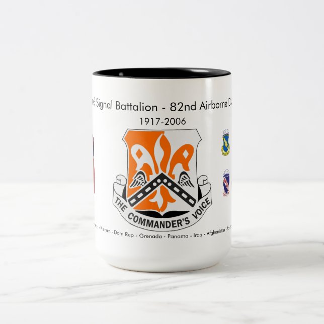 82nd Signal Battalion Historic Coffee Mug #1 (Center)