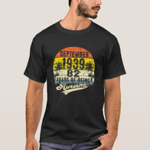 82Th Birthday Gift 82 Year Awesome Since September T-Shirt