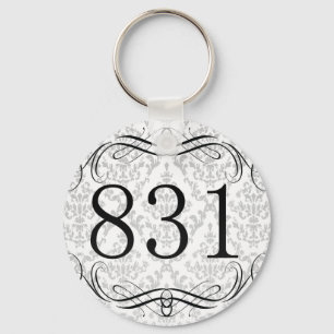 831 Area Keychain