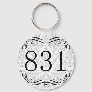 831 Area Keychain
