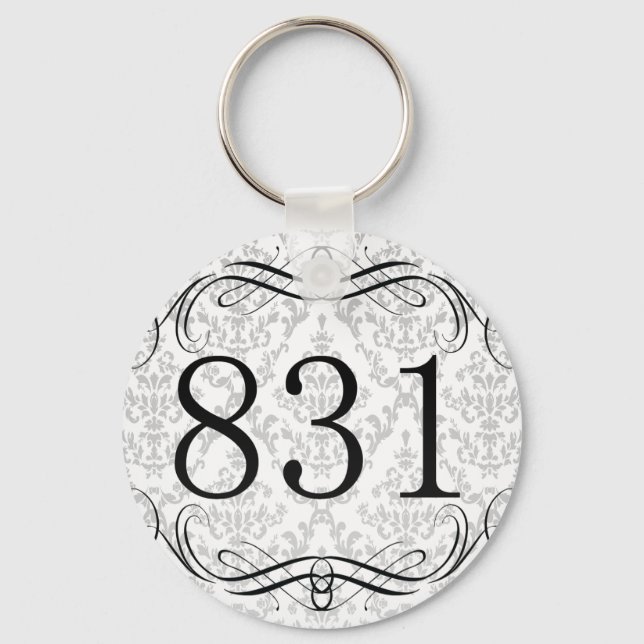 831 Area Keychain (Front)