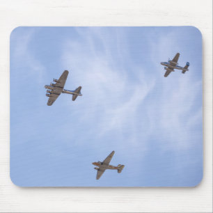 8355-Vintage World War II Planes Mouse Pad