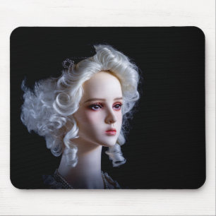 8370-Colonial Lady with Tricorn Hat Mouse Pad
