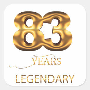 83 years legendary sticker
