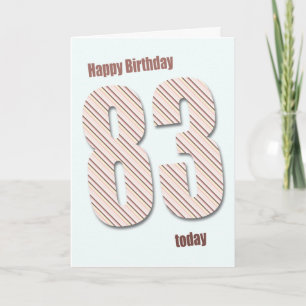 83rd birthday card