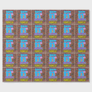 83rd Birthday: Fun, Urban Graffiti Inspired Look Wrapping Paper