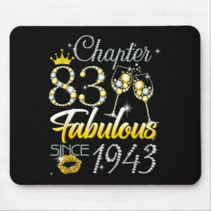 83rd Birthday Queen Chapter 83 Fabulous Since 1943 Mouse Pad