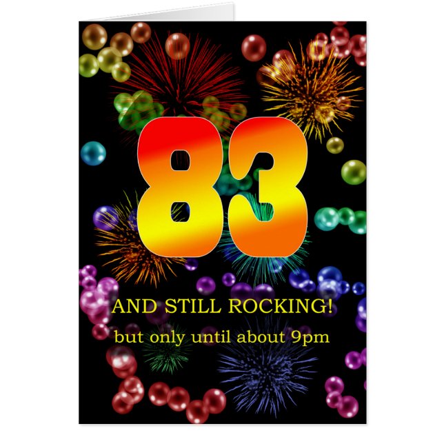 83rd Birthday Still Rocking (Front)