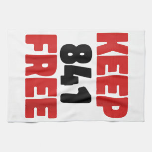841 Surfing Otter 841Keep 841 Free California Otte Kitchen Towel