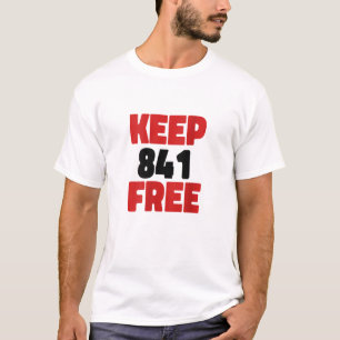841 Surfing Otter 841Keep 841 Free California Otte T-Shirt